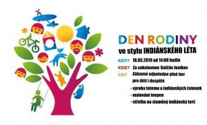 Den rodiny ve stylu INDIANSKÉHO LÉTA 1
