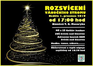 Rozsvícení vánočního stromu