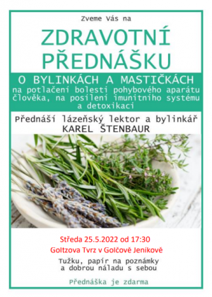 Zdravotní přednáška o bylinkách a mastičkách  1