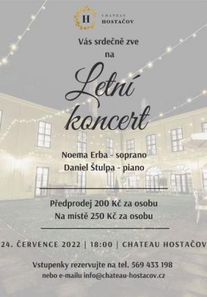 Letní koncert Chateau Hostačov  1