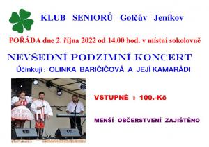 NEVŠEDNÍ PODZIMNÍ KONCERT 1