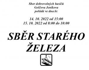 Sběr starého železa - plakát