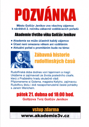 Zábavná historie rudolfínských časů 1