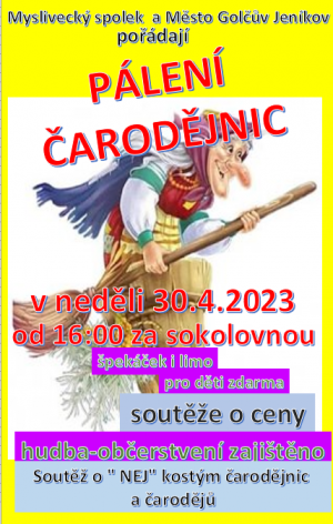 Pálení čarodějnic Golčův Jeníkov 1