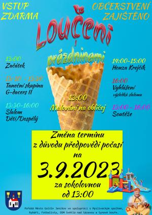 Loučení s prázdninami - ZMĚNA TERMÍNU VZHLEDEM K PŘEDPOVĚDI POČASÍ 1