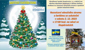 Rozsvícení vánočního stromu - obr