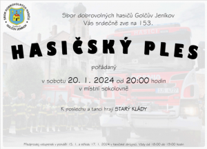 Hasičský ples 1