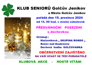 PŘEDVÁNOČNÍ POSEZENÍ S DECHOVKOU 1