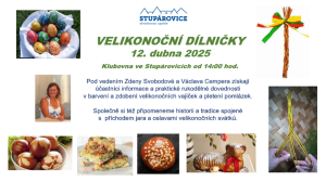 VELIKONOČNÍ DÍLNIČKY STUPÁROVICE 1